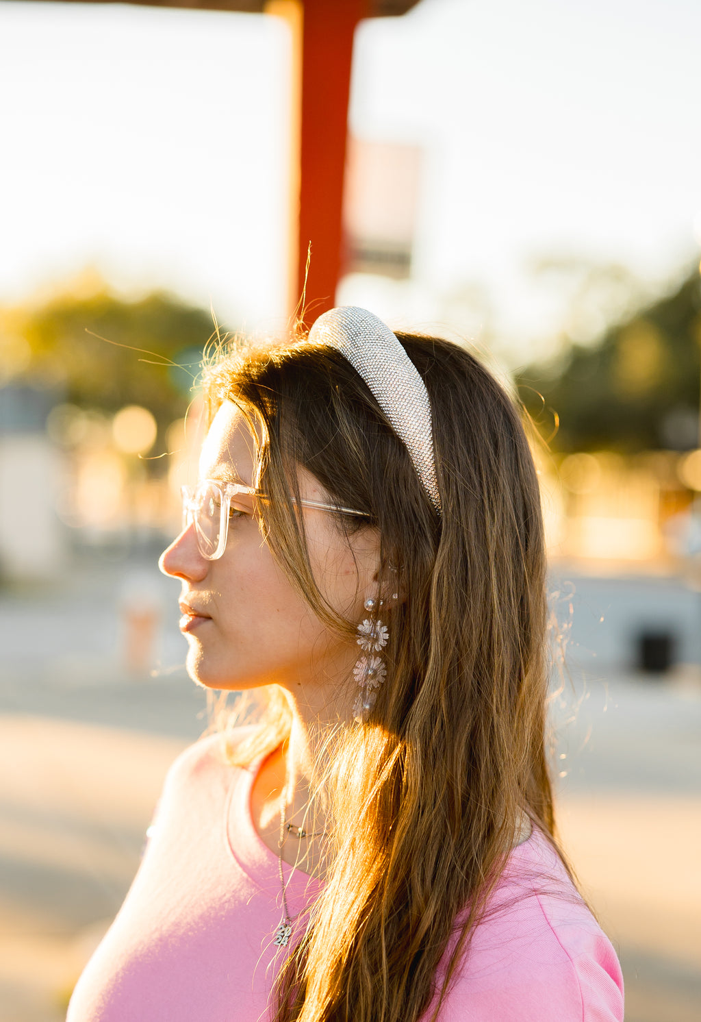 Clear Sparkle Headband