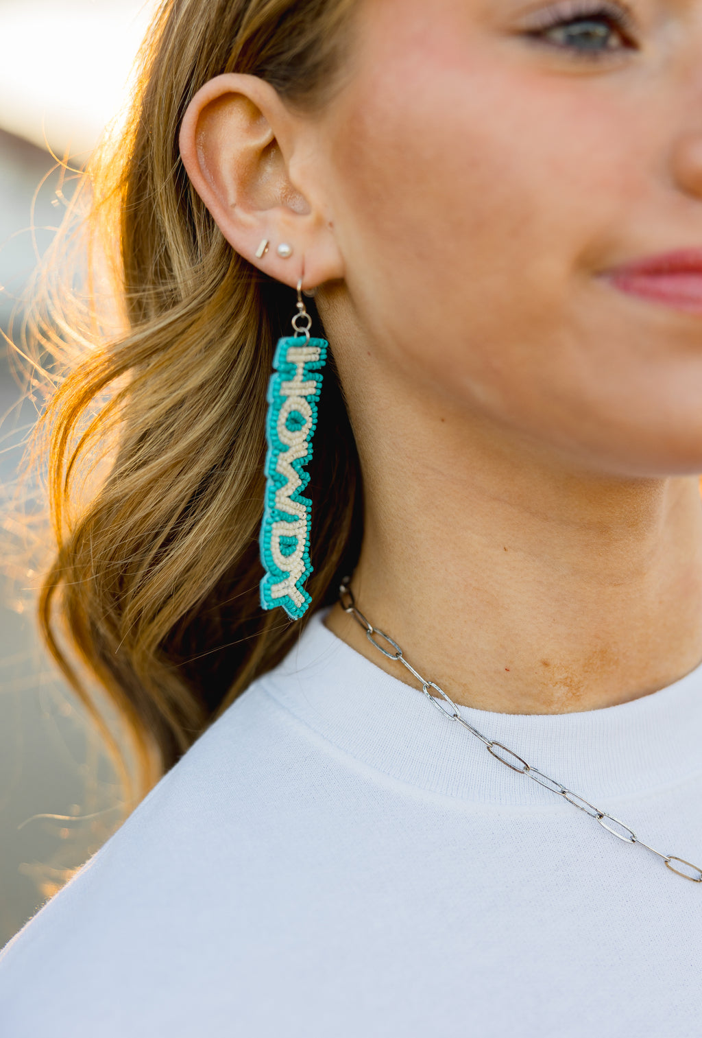 Howdy Beaded Earrings