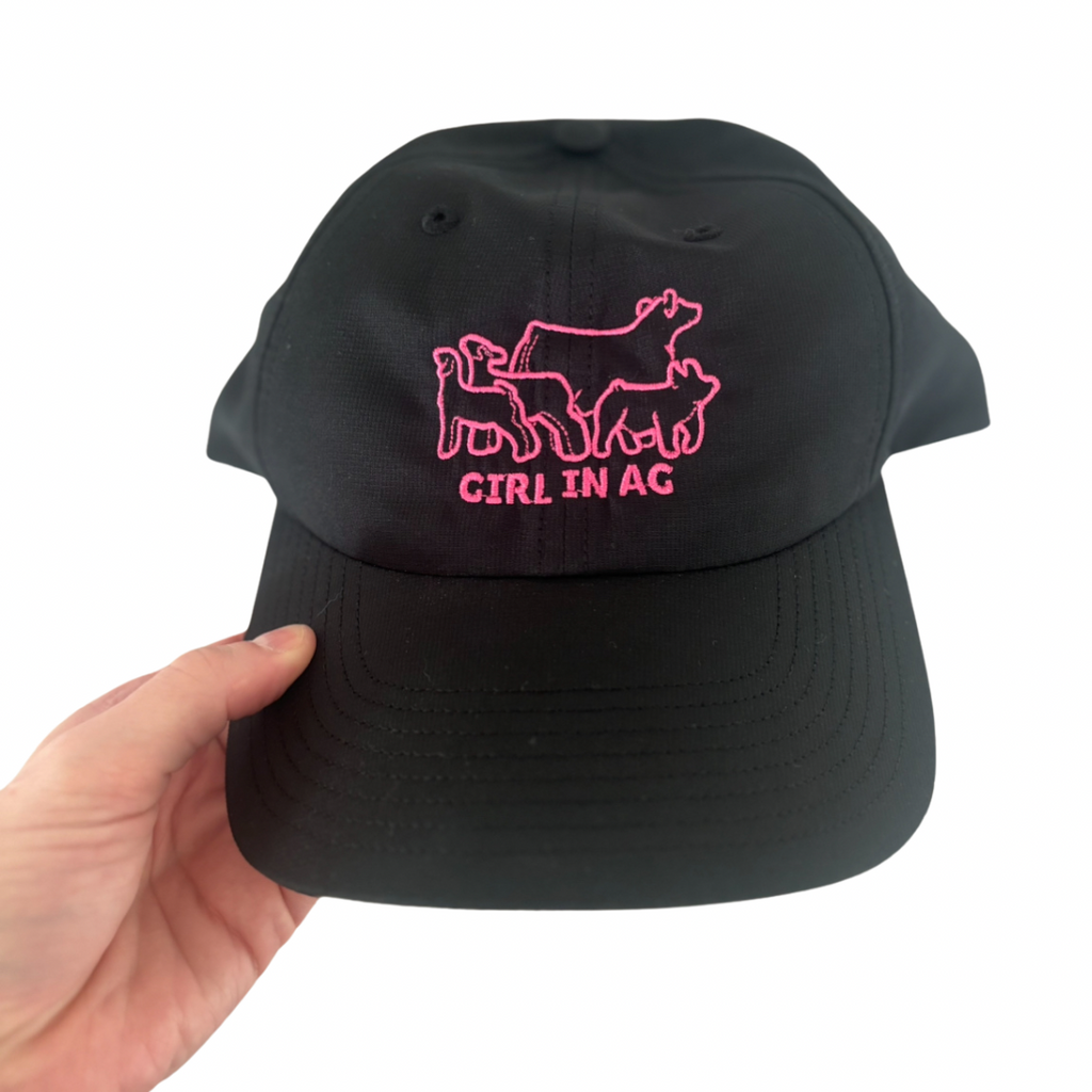 Girl In Ag Hat- Livestock Edition