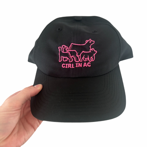 Girl In Ag Hat- Livestock Edition