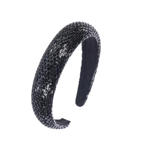 Black Sparkle Headband