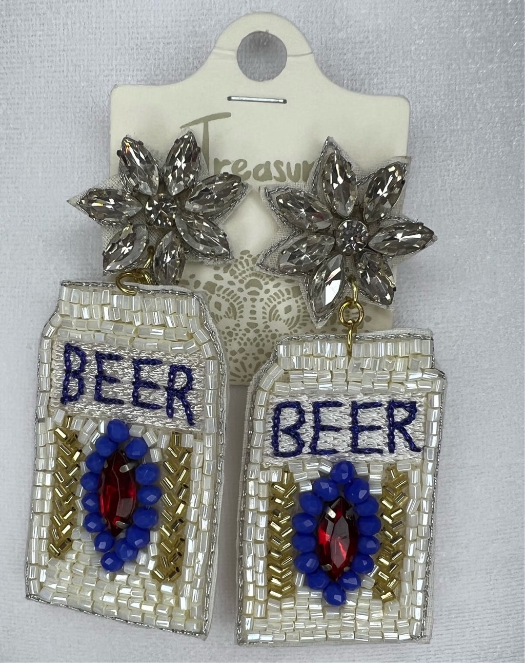 Beer Never Broke My Heart Earrings